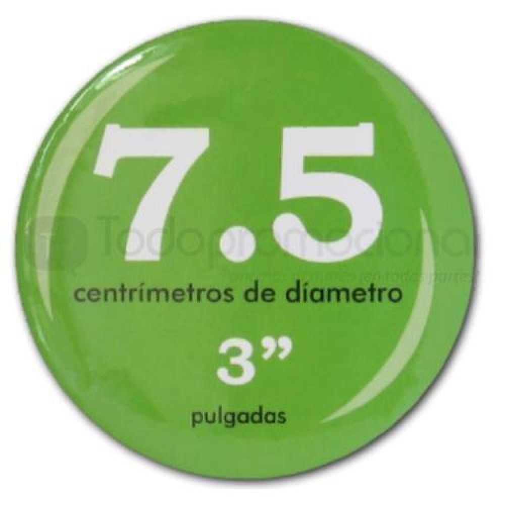 BOTON 7.5 CMS. imagen